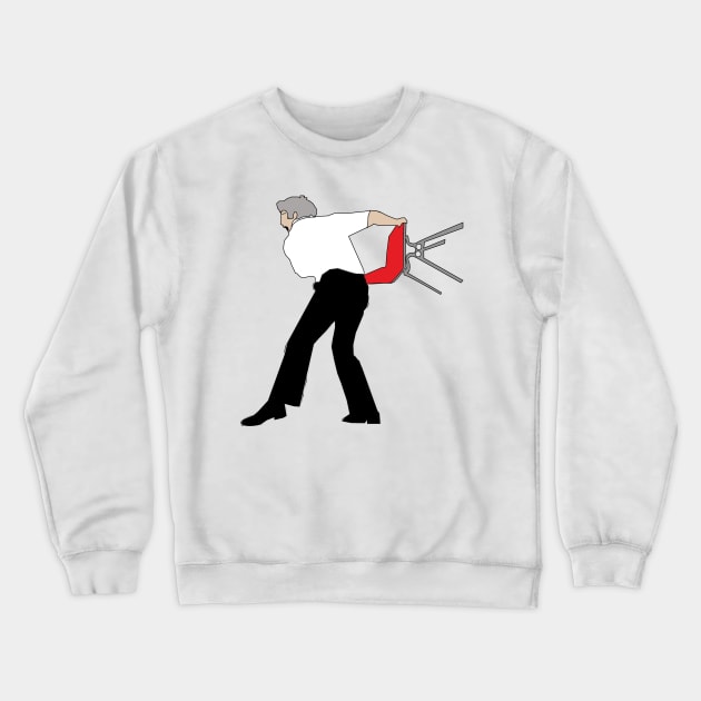 The Red Chair Throw Crewneck Sweatshirt by jmaly94